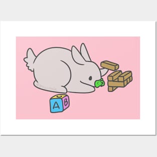 Binky Bunny Baby Posters and Art